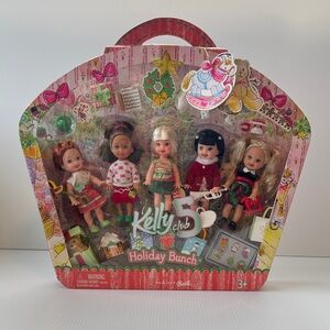 🩷SUPER RARE! Barbie Kelly Club Holiday Bunch